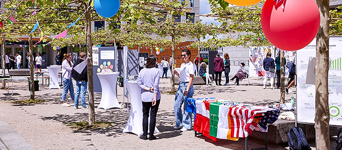 Die Hochschule Fulda begegnet dem bundesweiten Diversity-Aktionstag am 28. Mai über das Sommersemester 2024 mit einem breiten Rahmenprogramm zum Thema Diversität. Foto: Nicole Dietzel.